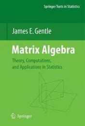 Matrix Algebra: Theory Computations and Applications in Statistics (Springer Texts in Statistics)