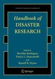 Handbook of Disaster Research (Handbooks of Sociology and Social Research)