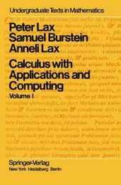 Calculus with Applications and Computing: Volume 1 (Graduate Texts in Mathematics)