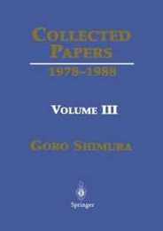 Collected Papers III: 1978?1988 (Collected Papers III: 1978-1988)