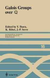 Galois Groups over ?: Proceedings of a Workshop Held March 23?27 1987 (Mathematical Sciences Research Institute Publications)