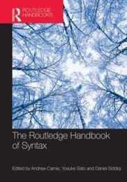 The Routledge Handbook of Syntax (Routledge Handbooks in Linguistics)