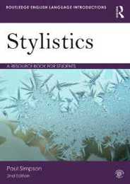Stylistics (Routledge English Language Introductions)