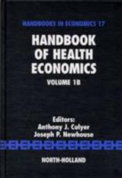 Handbook of Health Economics Volume 1B