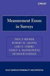 Measurement Errors in Surveys
