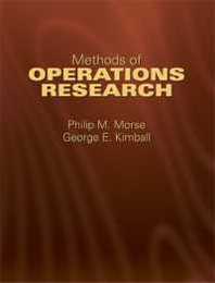 Methods of Operations Research (Dover Books on Computer Science)
