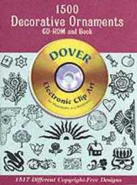 1500 Decorative Ornaments CD-ROM and Book (Dover Electronic Clip Art)