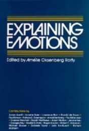 Explaining Emotions (Topics in Philosophy) (Topics in Philosophy 4)