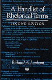 A Handlist of Rhetorical Terms
