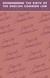 Birth of the English Common Law 2ed (Cambridge Paperback Library)
