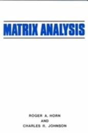 Matrix Analysis