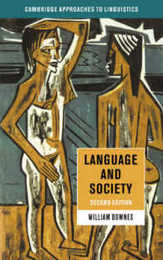 Language and Society Second Edition (Cambridge Approaches to Linguistics)