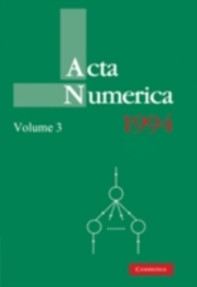 Acta Numerica 1994: Volume 3 (Acta Numerica Series Number 3)