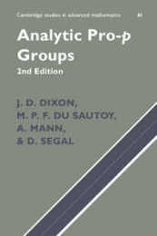Analytic Pro-P Groups 2ed (Cambridge Studies in Advanced Mathematics Series Number 61)