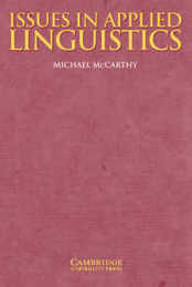 Issues in Applied Linguistics (Cambridge Applied Linguistics)