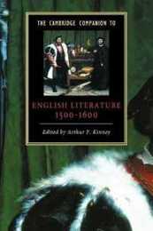 The Cambridge Companion to English Literature 1500-1600 (Cambridge Companions to Literature)