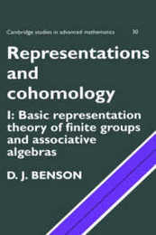 Representations and Cohomology v1 (Cambridge Studies in Advanced Mathematics Series Number 30)