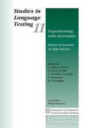 Experimenting with Uncertainty: Essays In Honour Of Alan Davies (Studies in Language Testing Series Number 11)