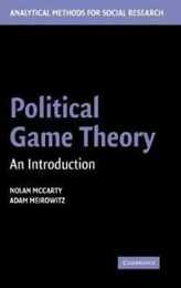 Political Game Theory: An Introduction (Analytical Methods for Social Research)