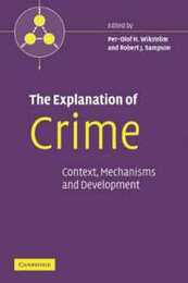 The Explanation of Crime: Context Mechanisms and Development (Pathways in Crime)