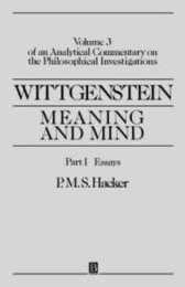 Wittgenstein Meaning and Mind V3 Part 1