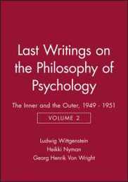 Last Writings on the Philosophy V 2