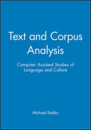 Text and Corpus Analysis