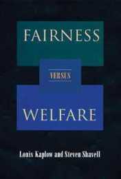 Fairness versus Welfare
