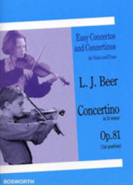 Concertino in D minor Op. 81: 1st Position