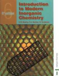 Introduction to Modern Inorganic Chemistry 6th edition