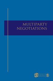 Multiparty Negotiations 4-Volume Set