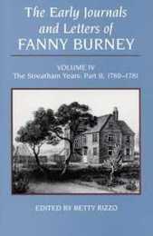 The Early Journals and Letters of Fanny Burney: The Streatham Years 1780-1781