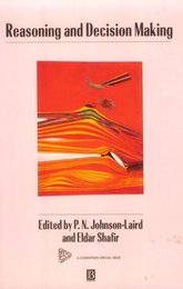 Reasoning and Decision Making (Cognition Special Issue)