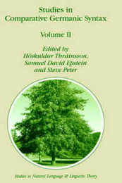 Studies in Comparative Germanic Syntax: Volume II (Studies in Natural Language and Linguistic Theory)