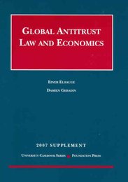 Global Antitrust Law and Economics 2007