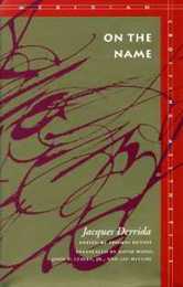 On the Name (Meridian: Crossing Aesthetics)