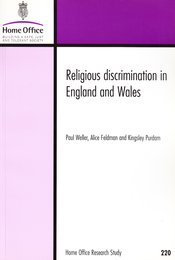 Religious Discrimination in England and Wales (Home Office Research Study)