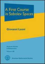A First Course in Sobolev Spaces (Graduate Studies in Mathematics)