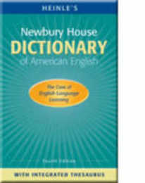 Heinle's Newbury House Dictionary of American English 4/e Softcover with CDROM (1232 pp)