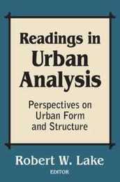 Readings in Urban Analysis (Perspectives on Urban Form and Structure)