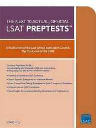 10 Next Actual Official LSAT PrepTests: (PrepTests 29?38) (LSAT Series)