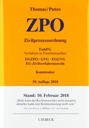 Zivilprozessordnung: FamFG Verfahren in Familiensachen EGZPO GVG EGGVG EU-Zivilverfahrensrecht