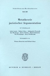 Metatheorie Juristischer Argumentation