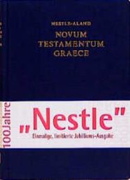Novum Testamentum Graece.