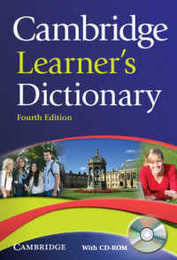 Cambridge Learner's Dictionary with CD-ROM. 4th ed.