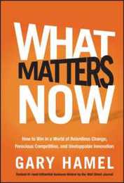What Matters Now: How to Win in a World of Relentless Change Ferocious Competition and Unstoppable Innovation