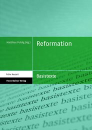 Reformation (Basistexte - Fruhe Neuzeit)