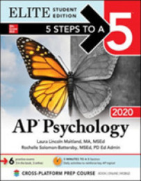 5 Steps to a 5 AP Psychology 2020: Elite Edition