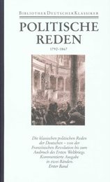 Politische Reden 1. 1792 - 1867