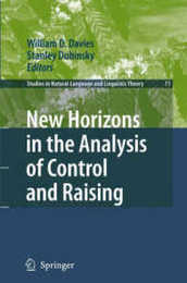 New Horizons in the Analysis of Control and Raising (Studies in Natural Language and Linguistic Theory)
